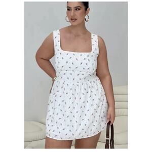 anyone but you mini dress white Princess Polly